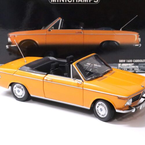 1:18 Minichamps BMW 1600 Cabriolet Convertible orange 1967