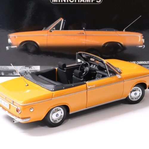 1:18 Minichamps BMW 1600 Cabriolet Convertible orange 1967