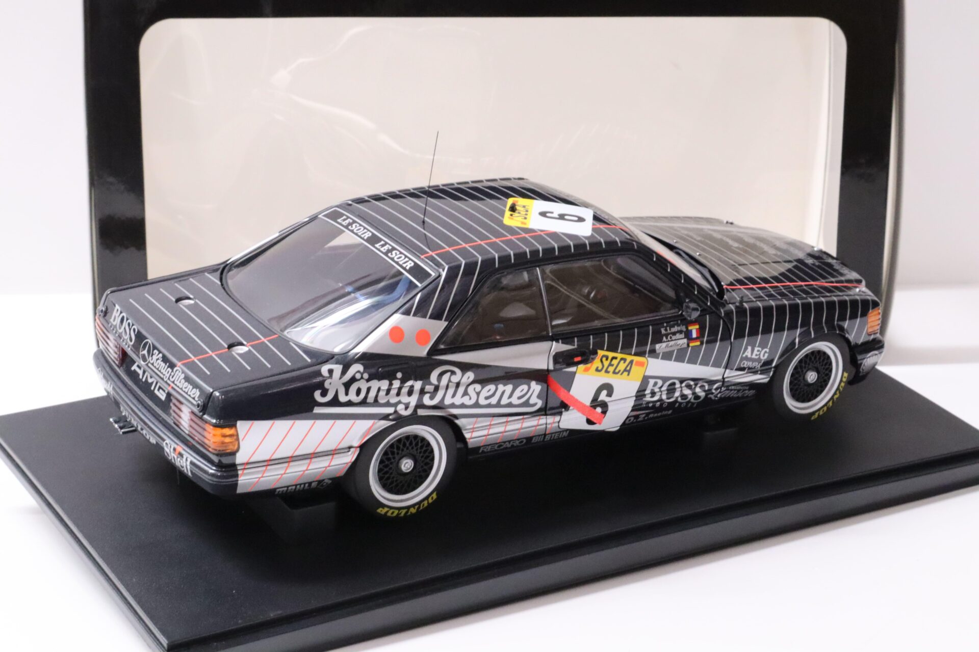 1:18 AUTOart Mercedes 500 SEC AMG 24h Race #6 SPA Franchorchamps 1989