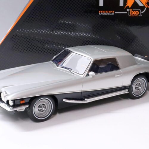 1:18 PremiumX Stutz Blackhawk Coupe 2-Tones silver/ black 1971