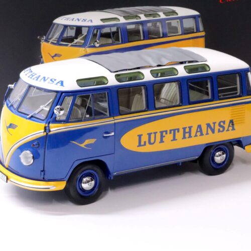 1:18 Schuco VW T1 Samba Bus LUFTHANSA blue/ yellow