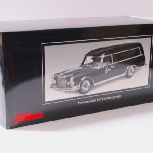1:18 Schuco Mercedes 600 Bestattungswagen HEARSE black