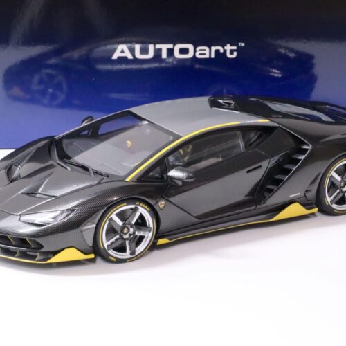 1:18 AUTOart Lamborghini Centenario 2017 Clear Carbon/ yellow 79114