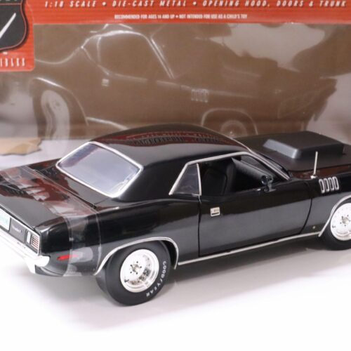 1:18 Highway61 Plymouth Cuda Super Street 528 Hemi Coupe 1971 black
