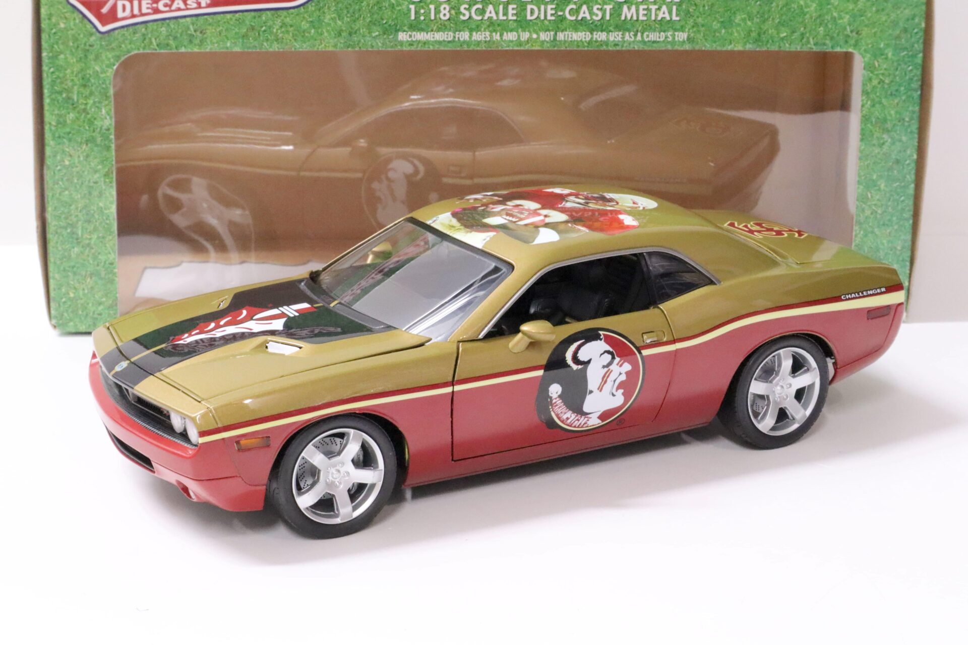 1:18 Highway61 Dodge Challenger Concept Car Sports Art Florida State University