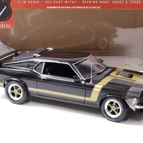 1:18 Highway61 Ford Mustang Boss 302 Coupe black/ gold stripes