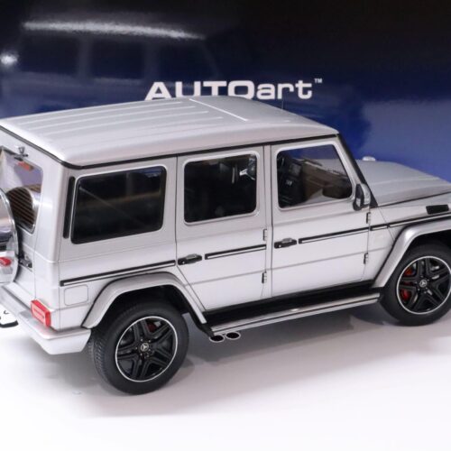 1:18 AUTOart Mercedes G63 AMG G-Class Iridium silver metallic 2017 - Image 3