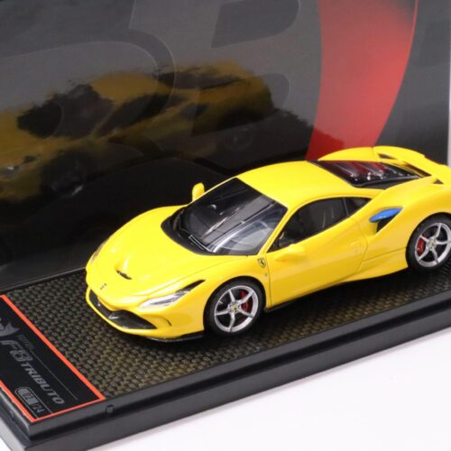 1:43 BBR Ferrari F8 Tributo Coupe Giallo Modena yellow/ silver wheel - Limited 24 pcs.