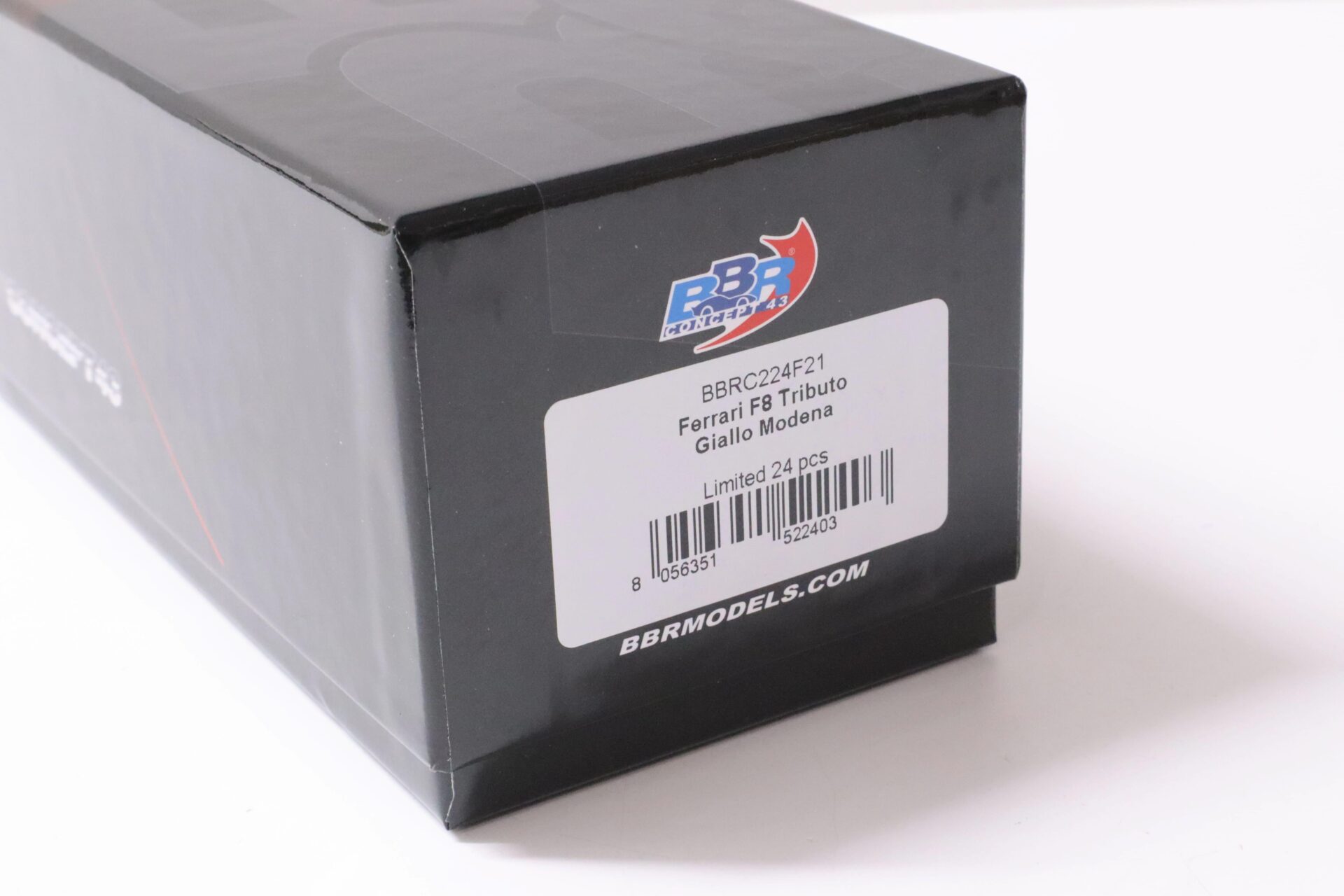 1:43 BBR Ferrari F8 Tributo Coupe Giallo Modena yellow/ silver wheel - Limited 24 pcs.