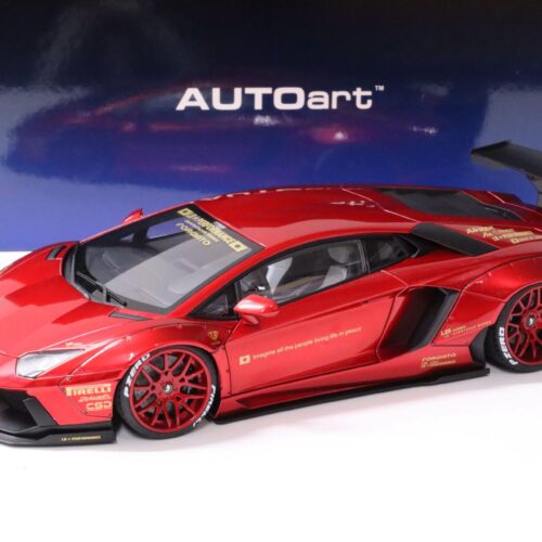1:18 AUTOart LB-WORKS Lamborghini Aventador metallic red 79109