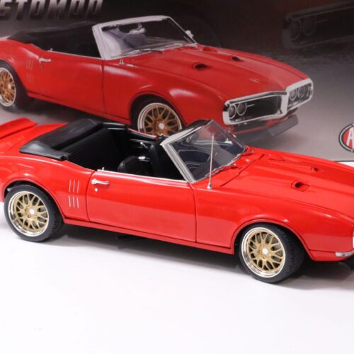 1:18 ACME 1968 Pontiac Firebird Convertible Restomod with Softtop candy red