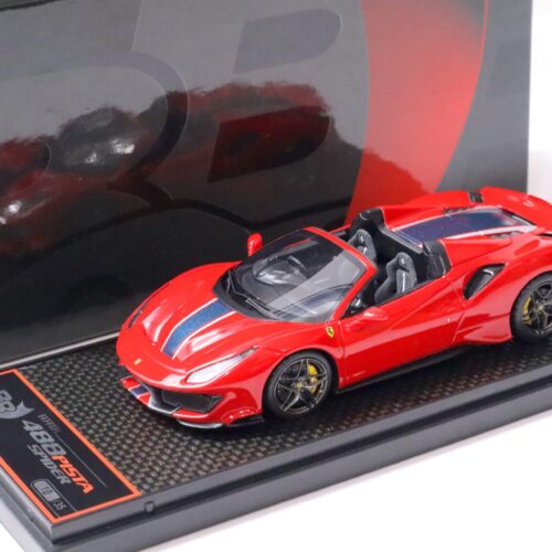 1:43 BBR Ferrari 488 Pista Spider RHD Rosso Corsa 322 red - Limited Edition 35 pcs.