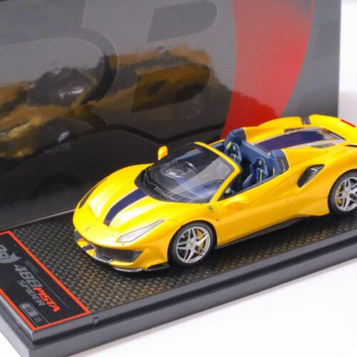1:43 BBR Ferrari 488 Pista Spider RHD Giallo Tristrato yellow - Limited Edition 35 pcs.