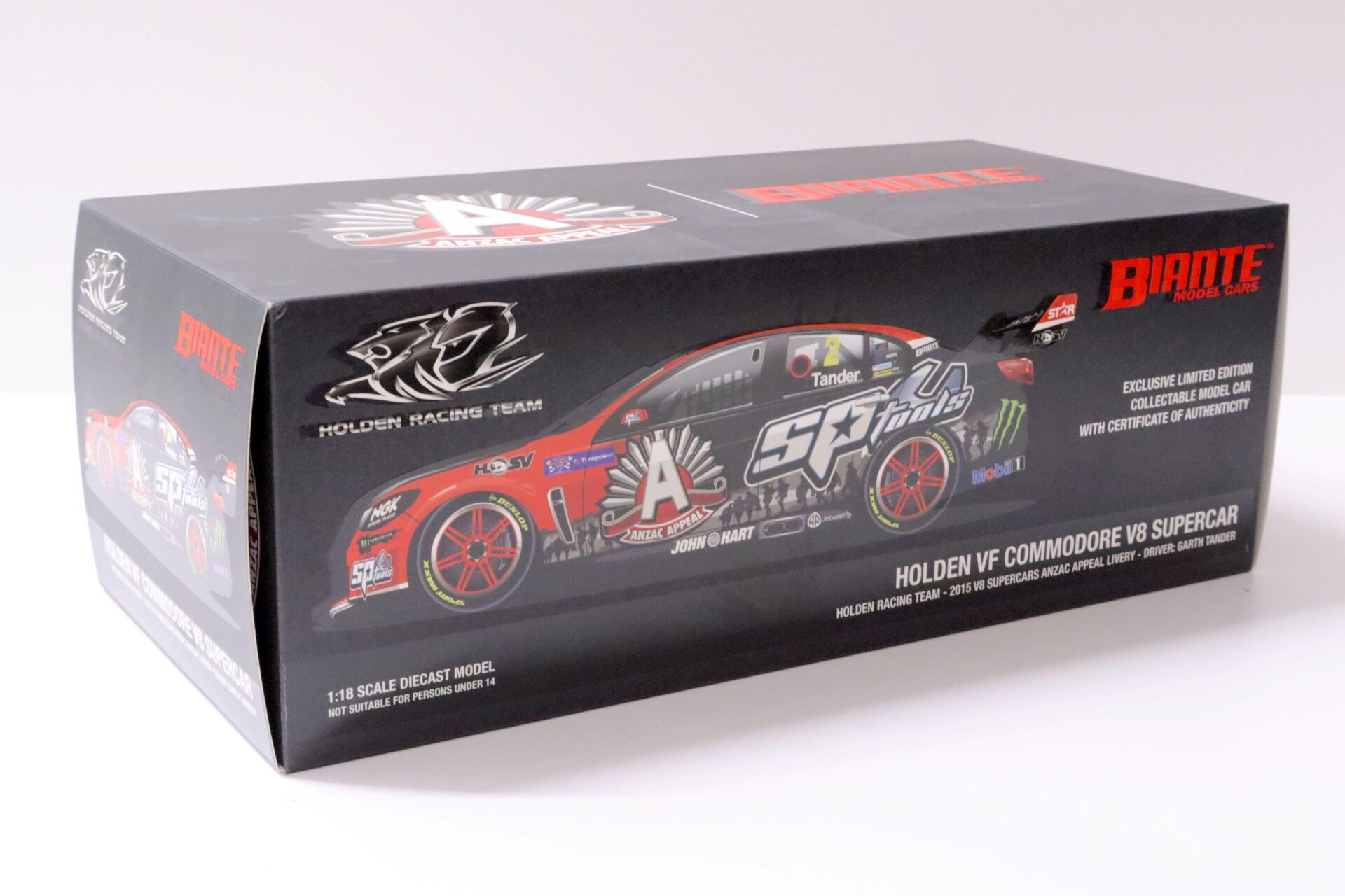 1:18 BIANTE Holden VF Commodore V8 Supercar 2015 V8 Supercars Tander #2