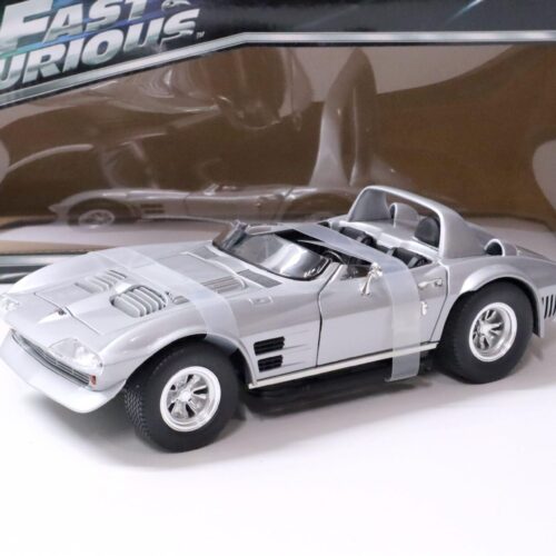 1:18 Greenlight DOMÂ´S Chevrolet Corvette Grand Sport FAST & FURIOUS silver