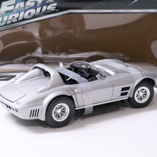 1:18 Greenlight DOM´S Chevrolet Corvette Grand Sport FAST & FURIOUS silver