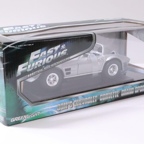 1:18 Greenlight DOM´S Chevrolet Corvette Grand Sport FAST & FURIOUS silver