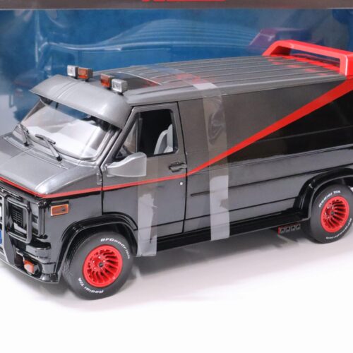 1:18 Greenlight 1983 GMC Vandura *THE A-TEAM* Van Bus black/ grey/ red