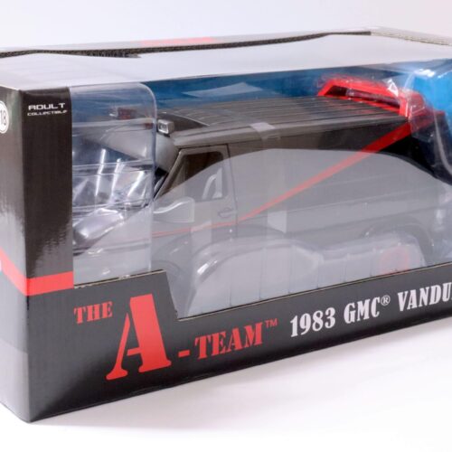 1:18 Greenlight 1983 GMC Vandura *THE A-TEAM* Van Bus black/ grey/ red