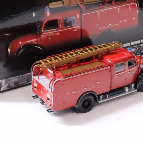 1:43 Minichamps Magirus-Deutz Merkur TLF 16 Feuerwehr Ulm 1959 red