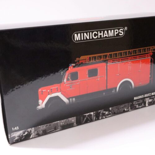1:43 Minichamps Magirus-Deutz Merkur 150A LF16 Feuerwehr Bayreuth red