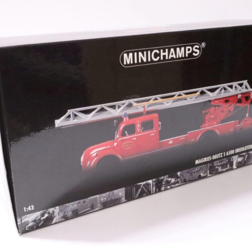 1:43 Minichamps Magirus- Deutz S 6500 Drehleiter DL30 Feuerwehr Zagreb 1956