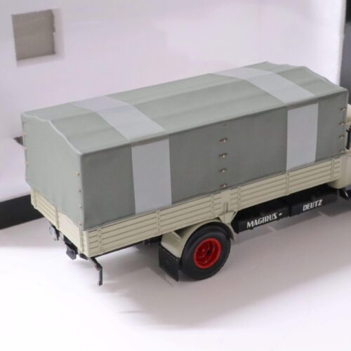 1:43 Minichamps Magirus S 6500 Canvas LKW Pritsche/ Plane grey/ black 1955