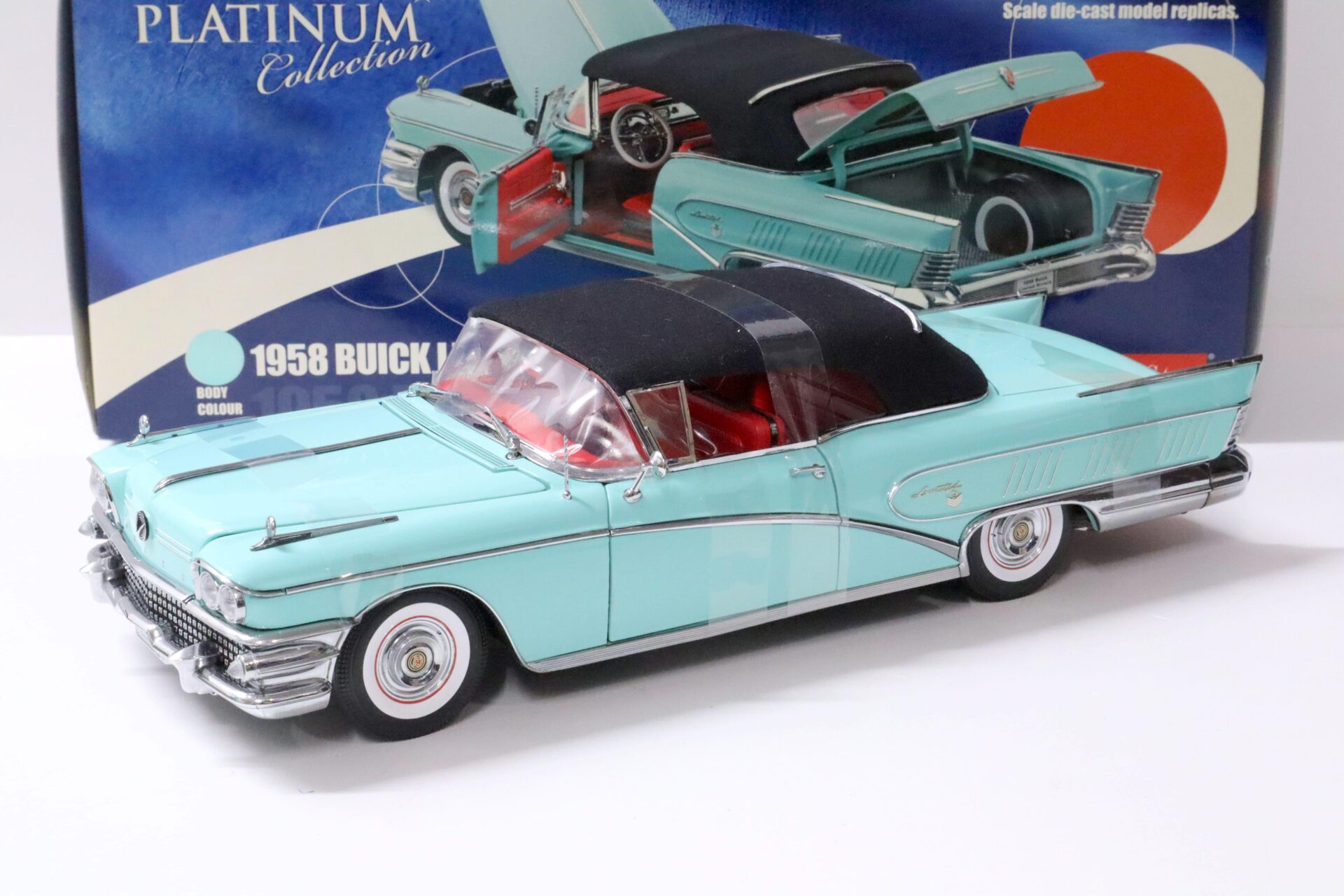 1:18 Sun Star 1958 Buick Limited Closed Convertible Spray green/ black