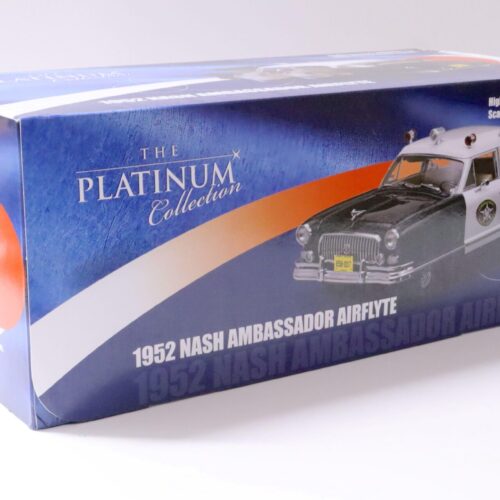 1:18 Sun Star 1952 Nash Ambassador Airflyte Police Car Country Sheriff white/ black
