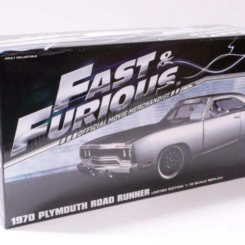 1:18 GMP 1970 Plymouth Road Runner Fast & Furious grey metallic/ black