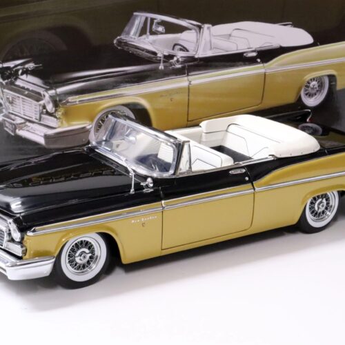 1:18 ACME 1956 Chrysler New Yorker ST REGIS Convertible black/ nugget gold