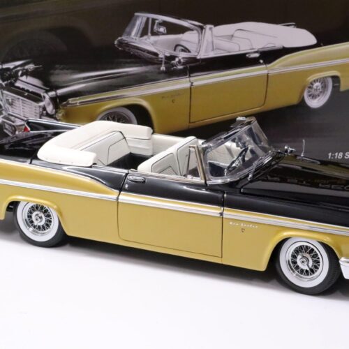 1:18 ACME 1956 Chrysler New Yorker ST REGIS Convertible black/ nugget gold