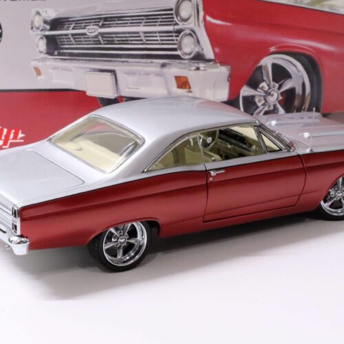 1:18 GMP 1967 Ford Fairlane Restomod Street Fighter red metallic/ silver