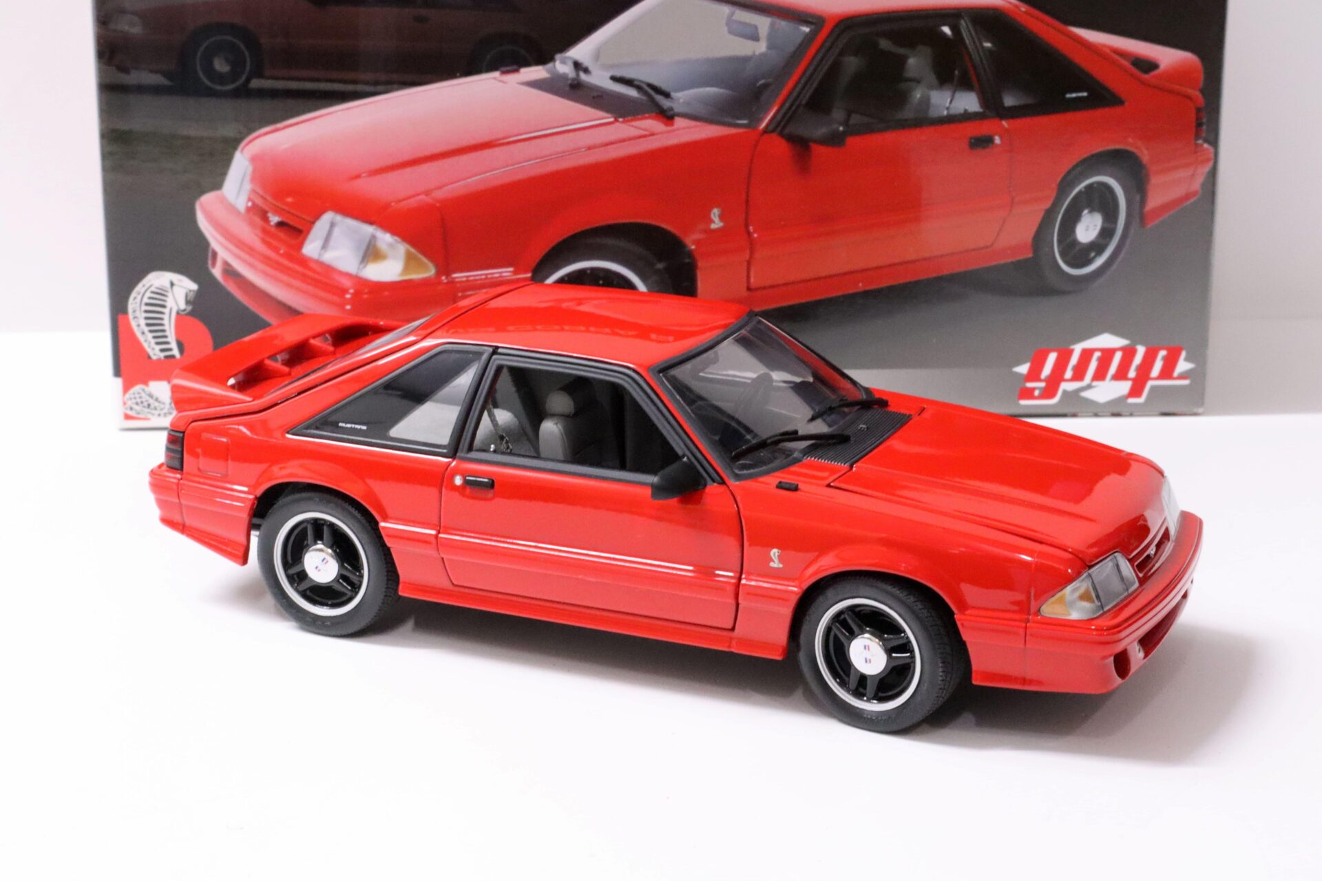 1:18 GMP 1993 Ford Mustang Cobra R Coupe red G1801816