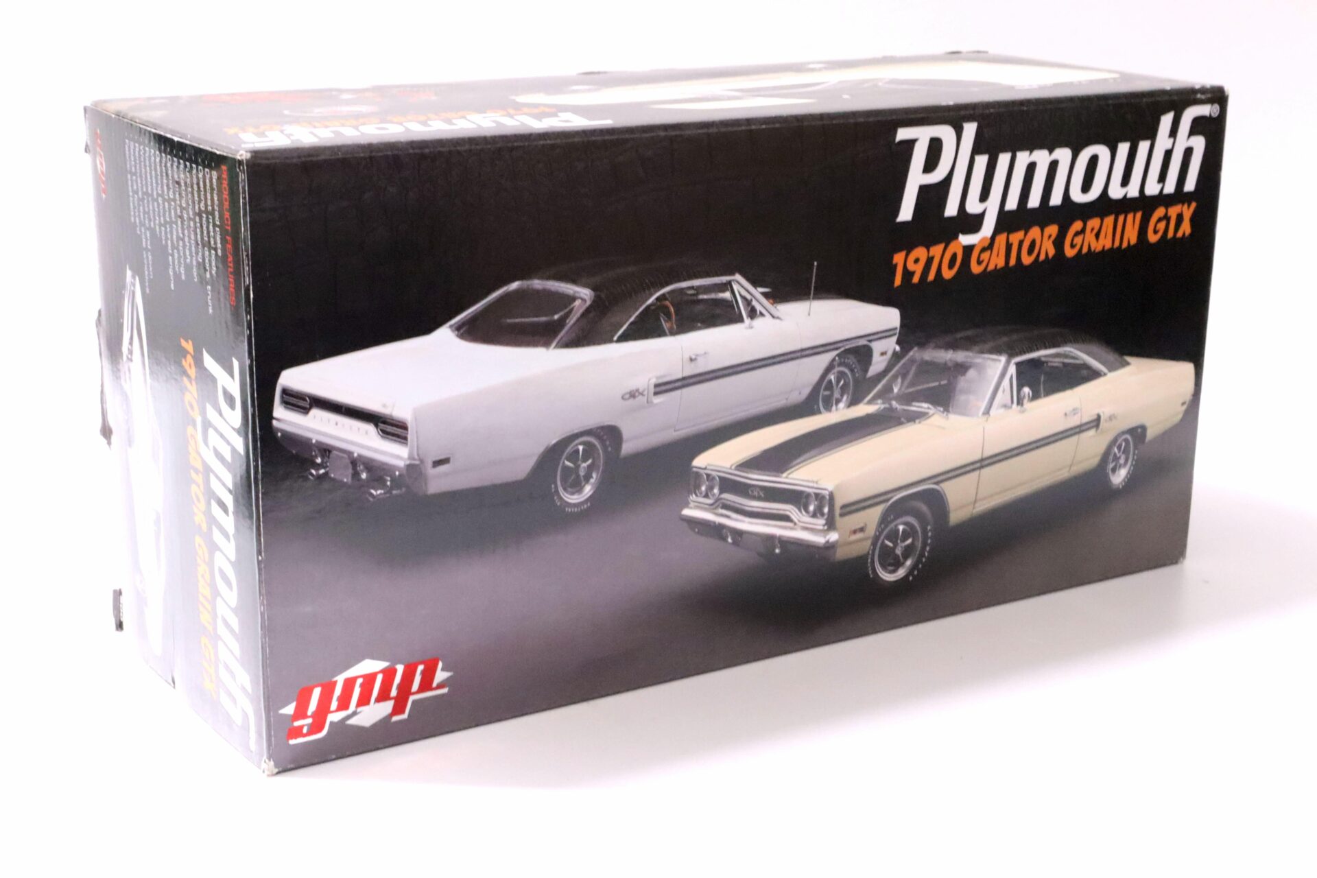 1:18 GMP 1970 Plymouth GTX "GATOR GRAIN" 440 Super Commando white