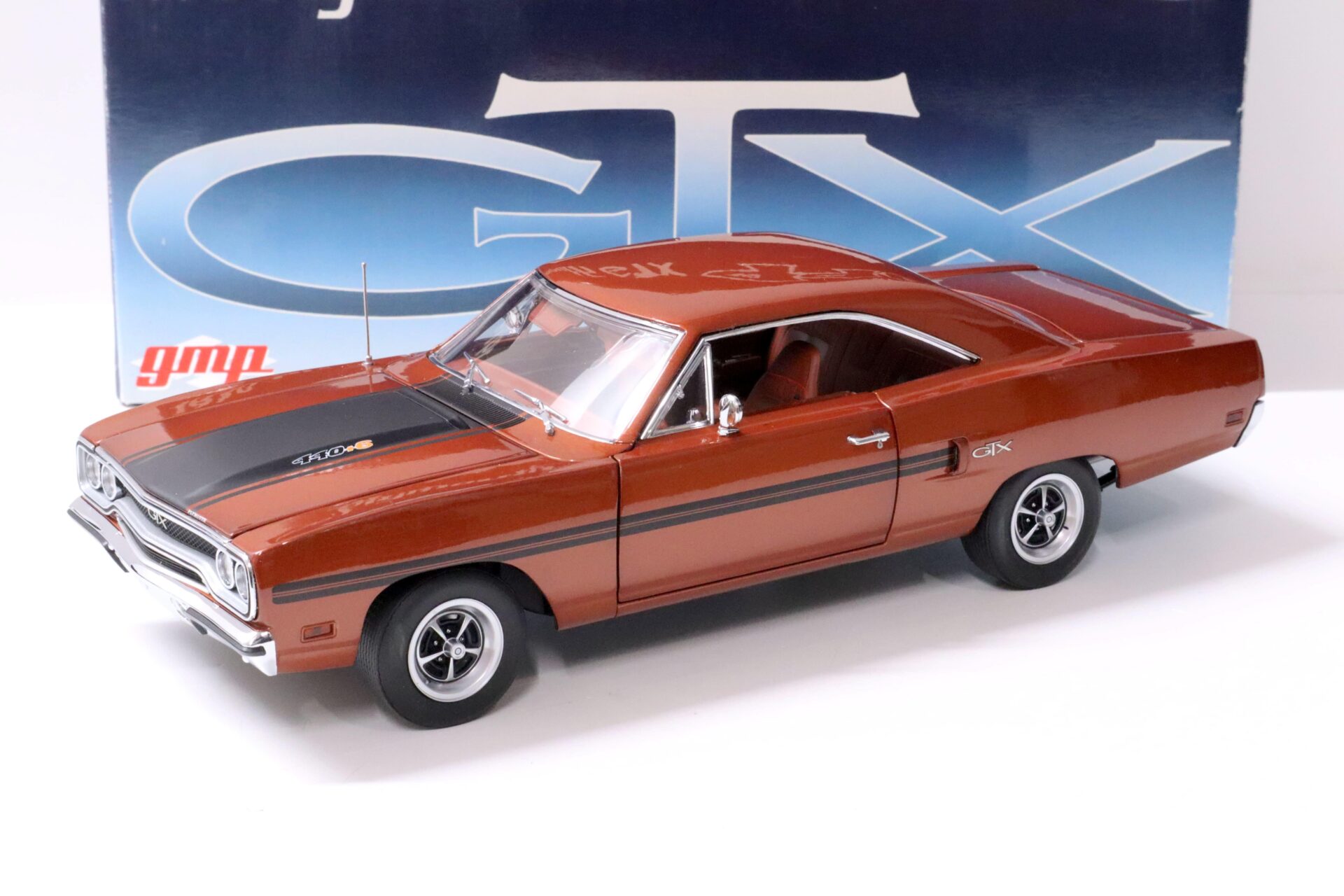 1:18 GMP 1970 Plymouth GTX 440+6 Burnt orange/ black