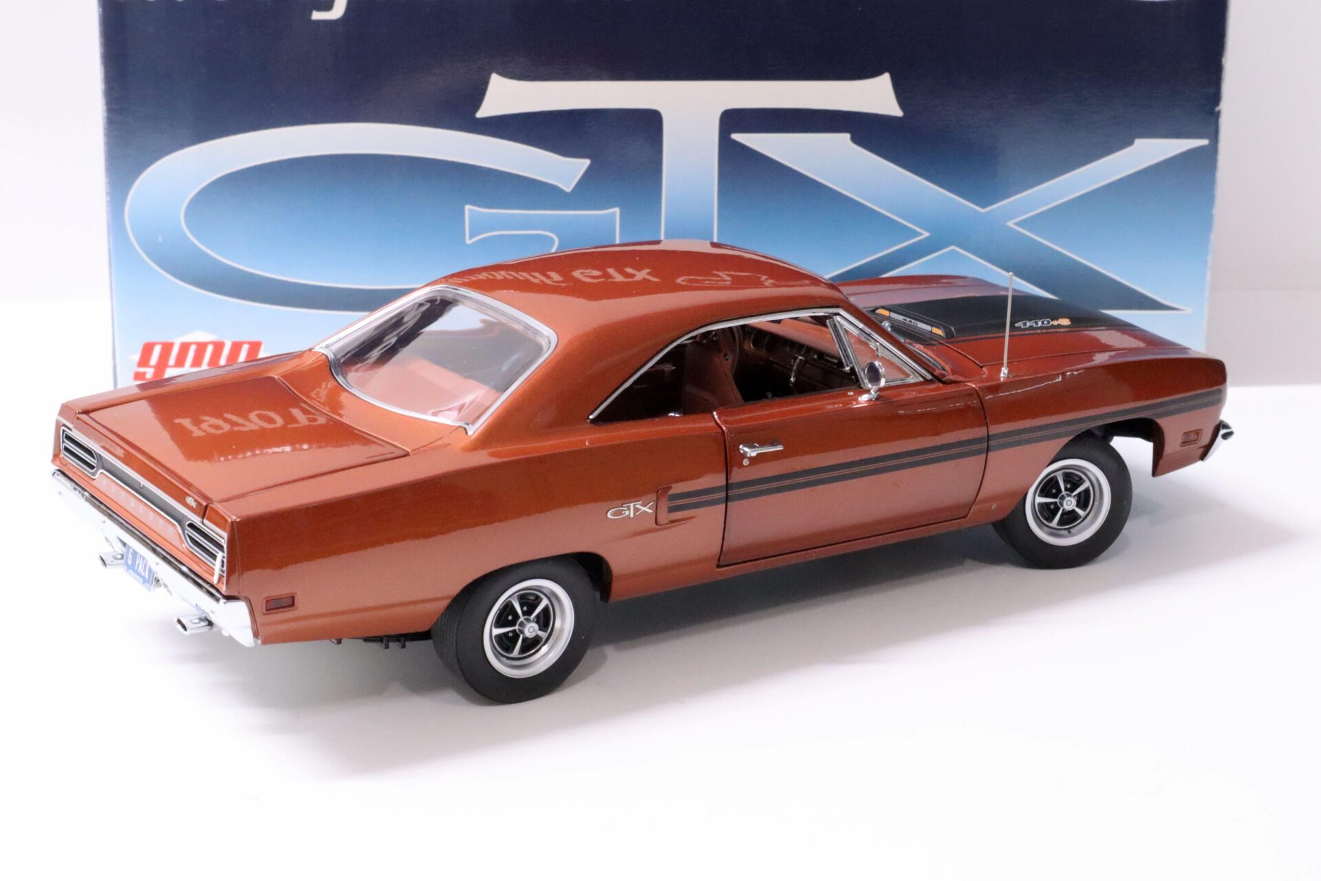 1:18 GMP 1970 Plymouth GTX 440+6 Burnt orange/ black
