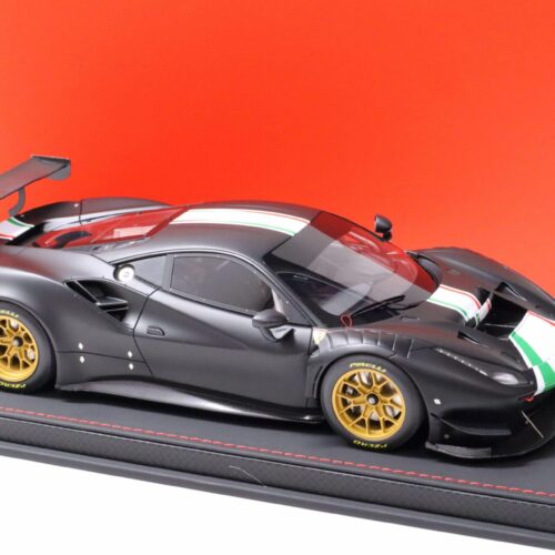 1:18 BBR Ferrari 488 Modificata Matt black/ Italian Flag - Limited 24 pcs.
