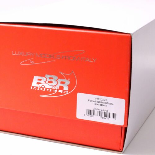 1:18 BBR Ferrari 488 Modificata Matt black/ Italian Flag - Limited 24 pcs.