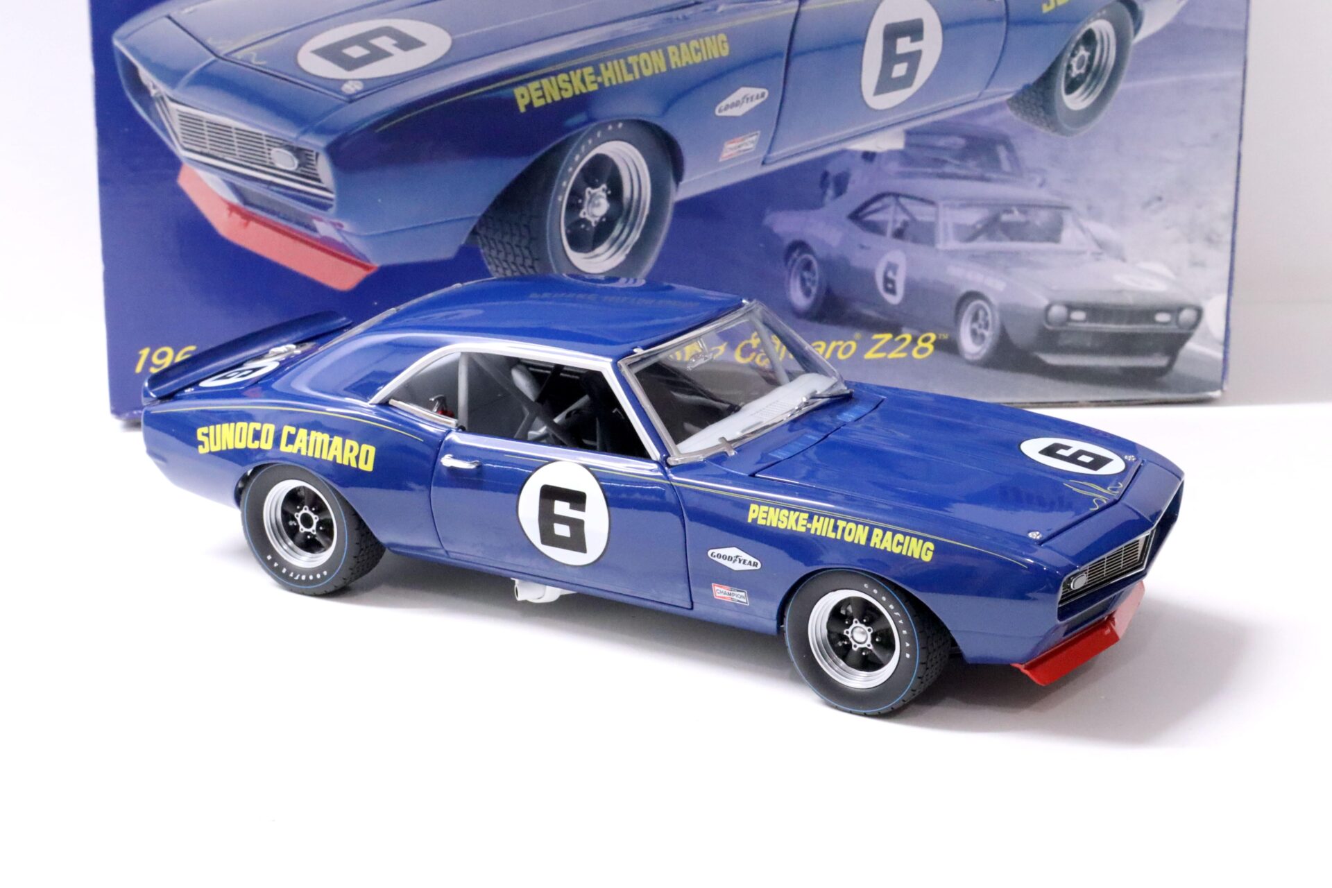 1:18 GMP 1968 Chevrolet Camaro Z28 Penske Racing SUNOCO #6 Donohue/ Penske