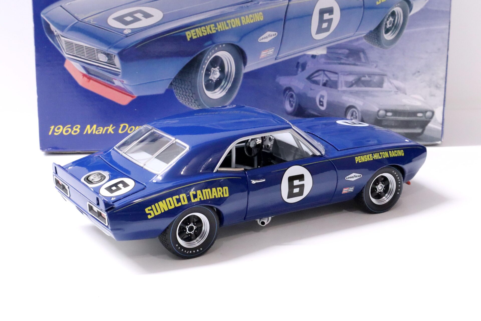 1:18 GMP 1968 Chevrolet Camaro Z28 Penske Racing SUNOCO #6 Donohue/ Penske