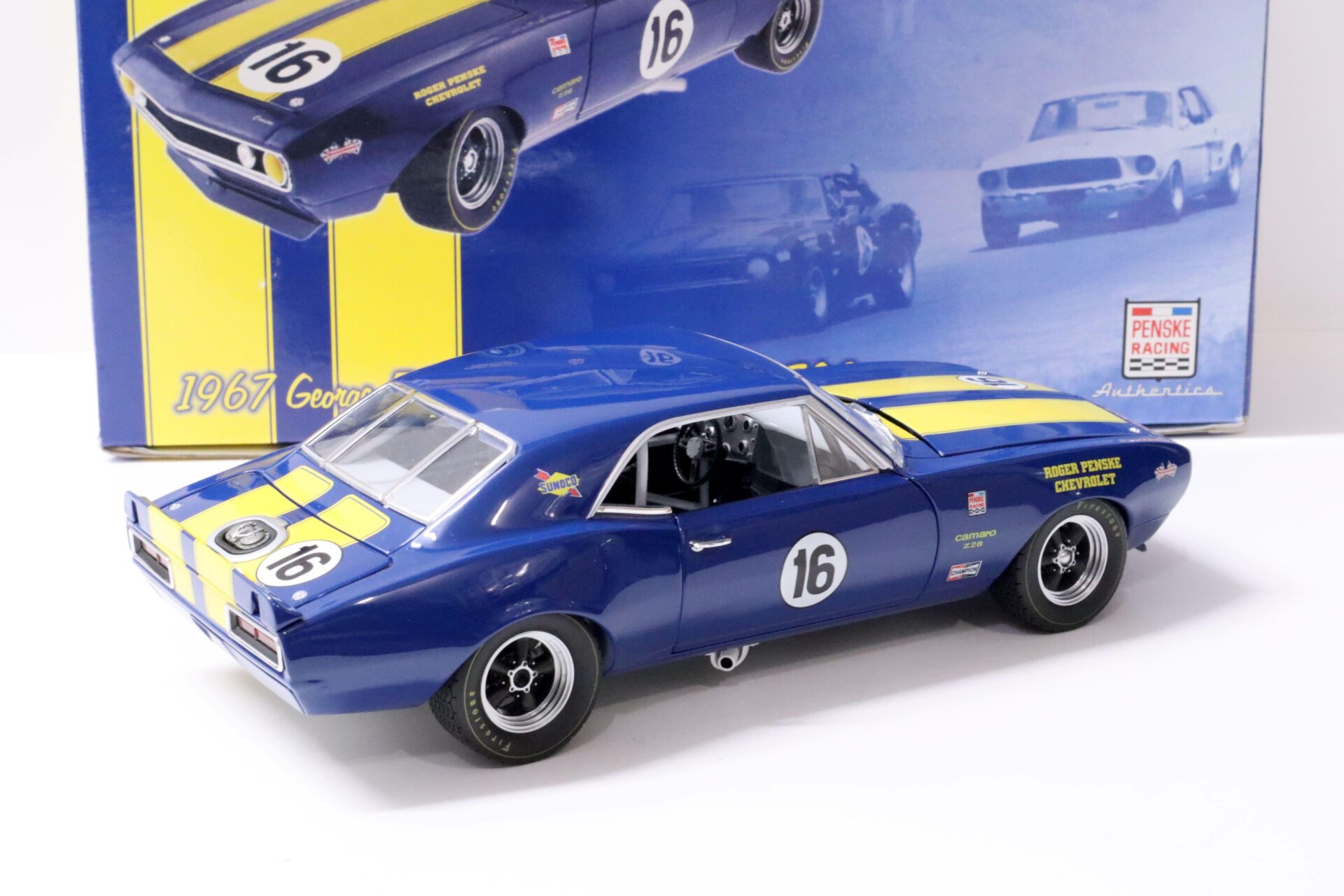 1:18 GMP 1967 Chevrolet Camaro Z28 Team Penske SUNOCO #16 Follmer/ Penske