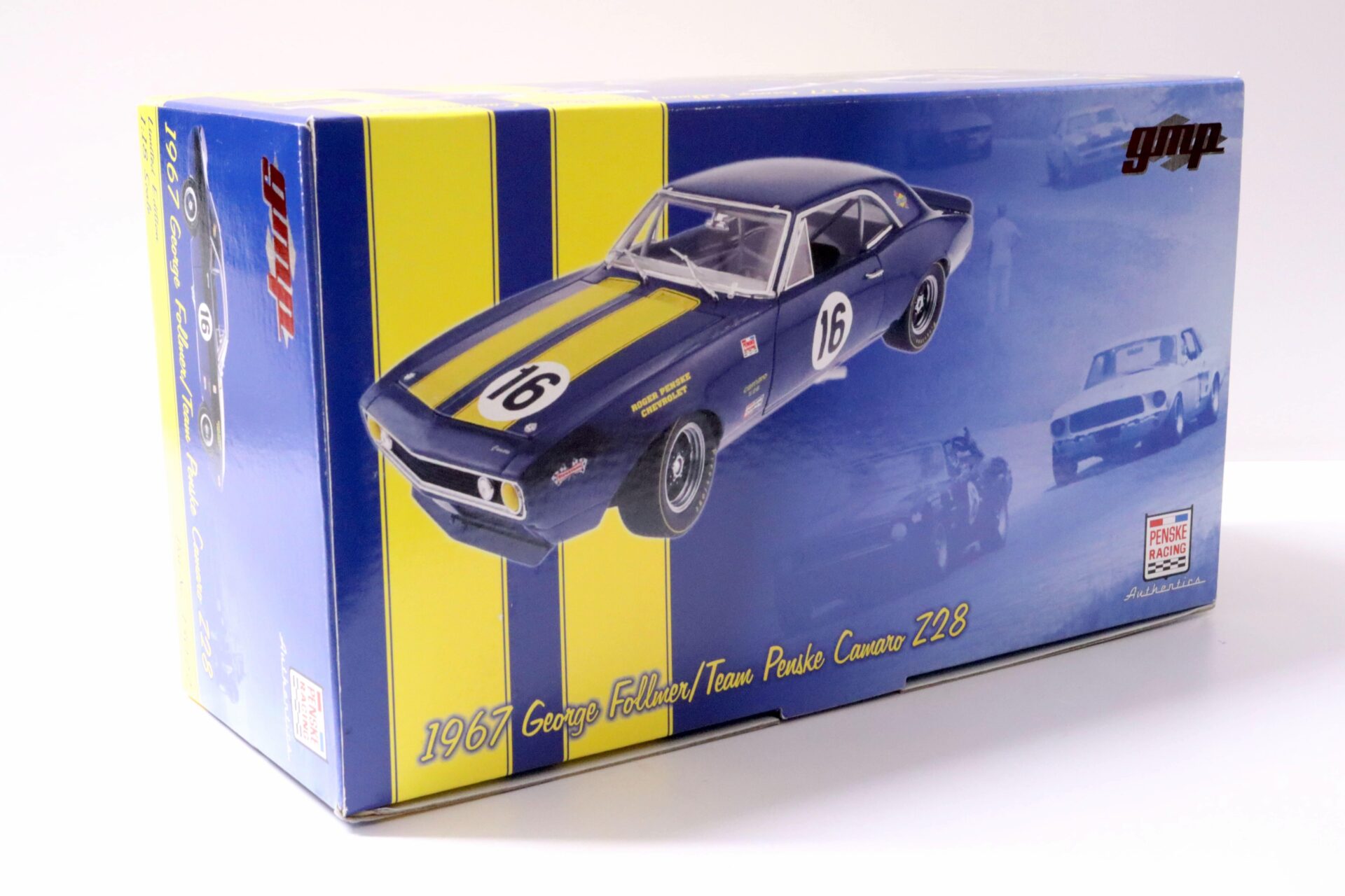 1:18 GMP 1967 Chevrolet Camaro Z28 Team Penske SUNOCO #16 Follmer/ Penske