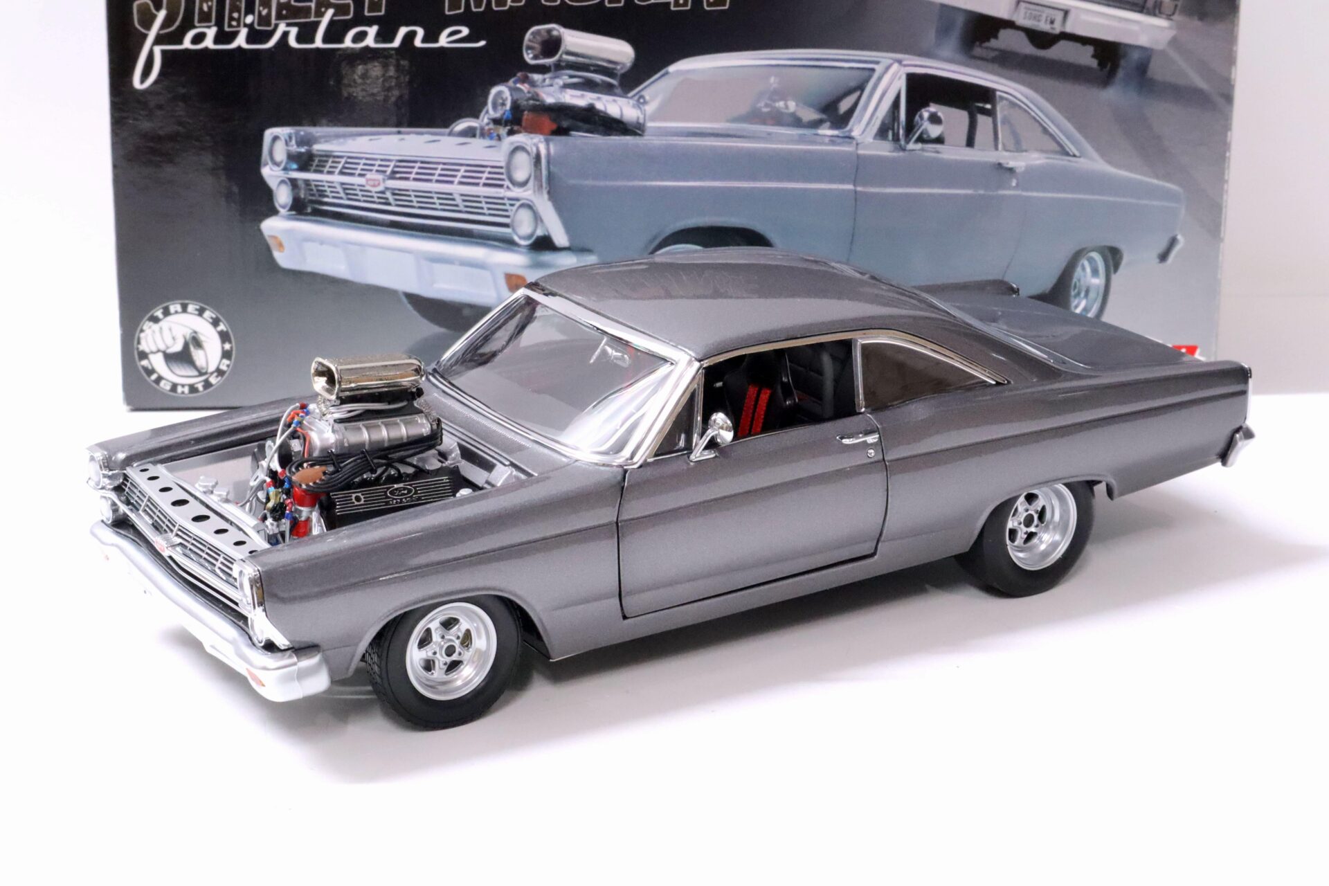 1:18 GMP 1967 Ford Fairlane Street Machine Street Fighter grey metallic