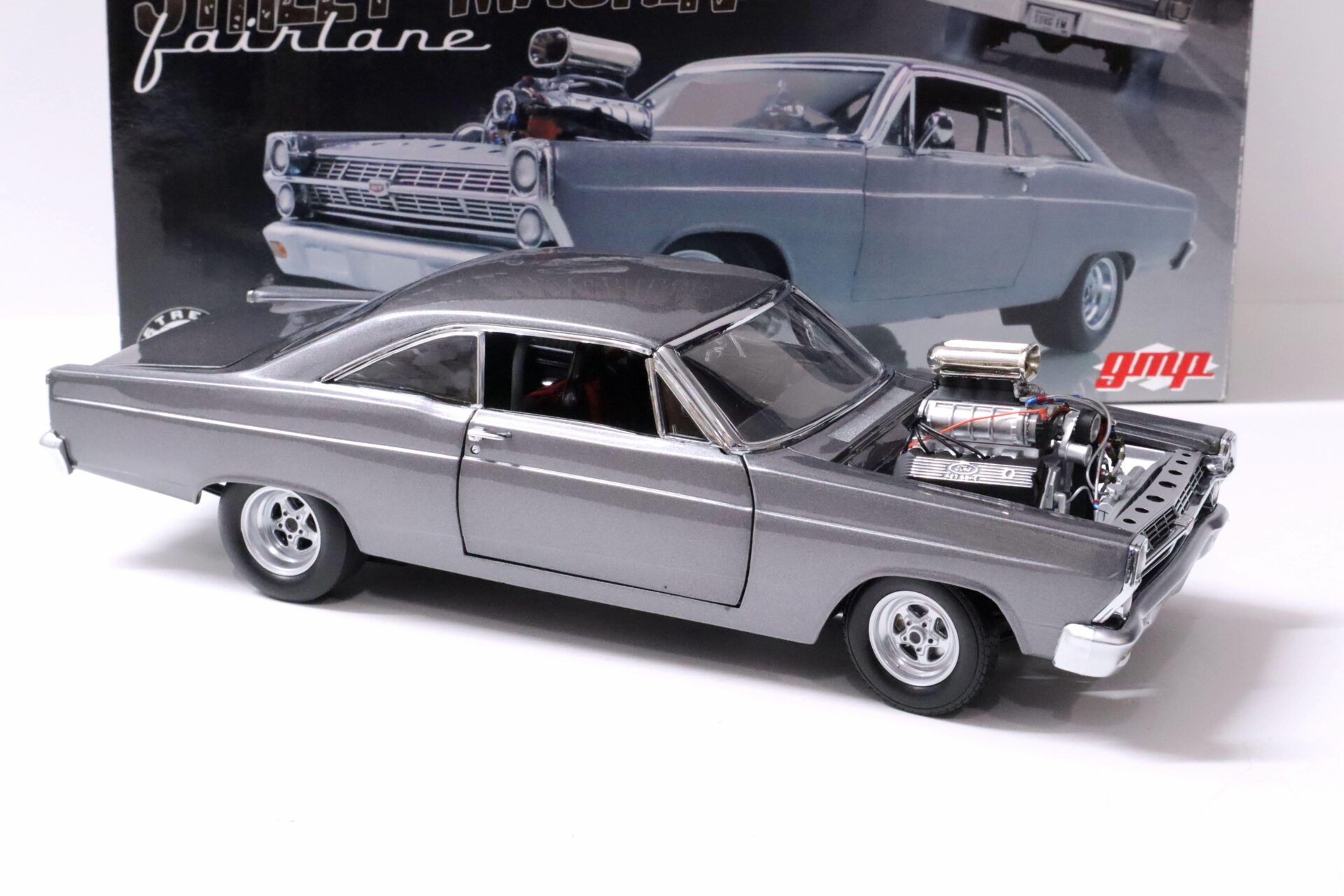 1:18 GMP 1967 Ford Fairlane Street Machine Street Fighter grey metallic