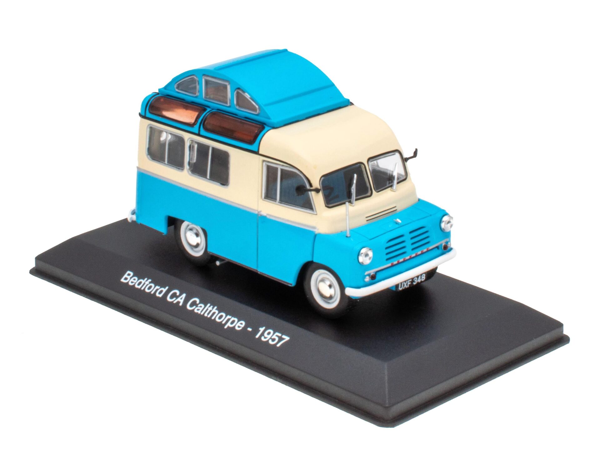 1:43 Hachette IXO Camping Cars Bedford CA Calthorpe Wohnmobil blue 1957
