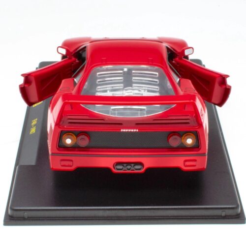 1:24 Hachette Bburago Ferrari Collection Ferrari F40 red 1987 with display