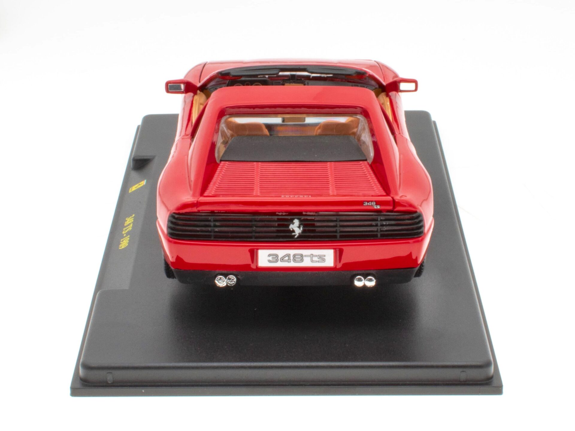 1:24 Hachette Bburago Ferrari Collection Ferrari 348 TS red 1989 with display