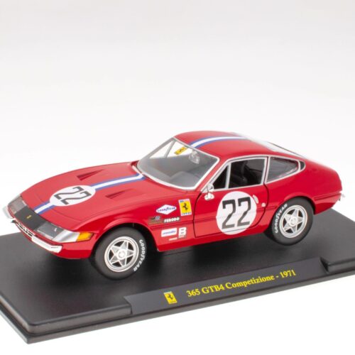 1:24 Hachette Bburago Ferrari Collection Ferrari 365 GTB4 Competition 1971 with display