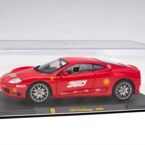 1:24 Hachette Bburago Ferrari Collection Ferrari 360 Challenge red 2000 with display
